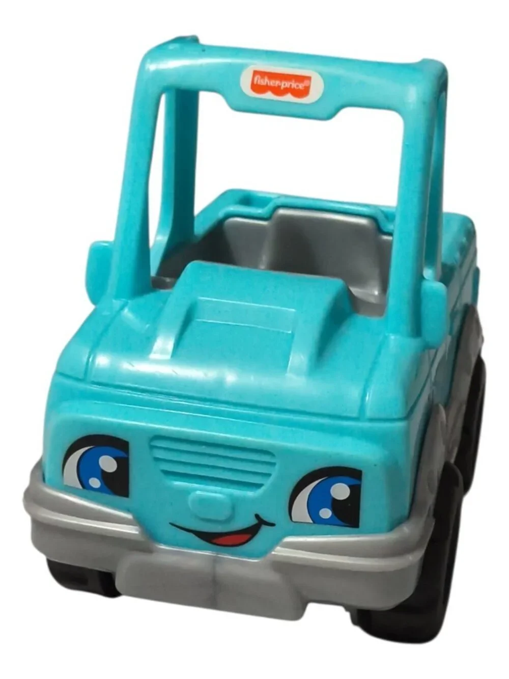 Mattel Little People 2017 Help a Friend Blue Pickup Truck with Face Vehicle Jeep